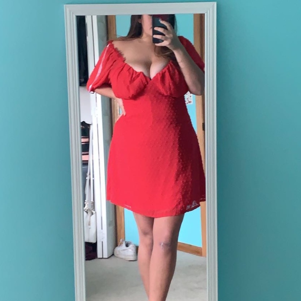 NWT Missguided Plus Milkmaid Dress